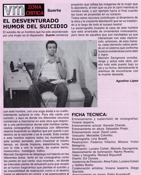 Critica de Suerte en Vea mas